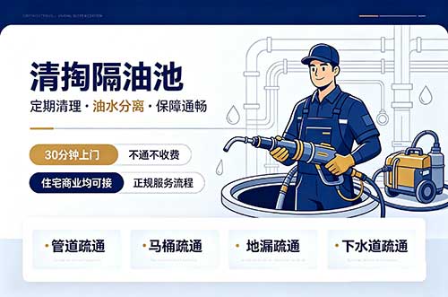 阿瓦提清掏隔油池